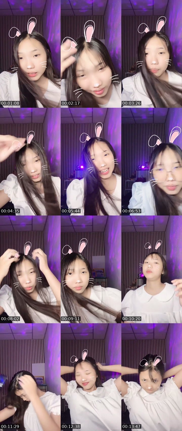 Contact-sheet preview of [🧋] milktea New vj - May’ya🌈's MICO Live recording