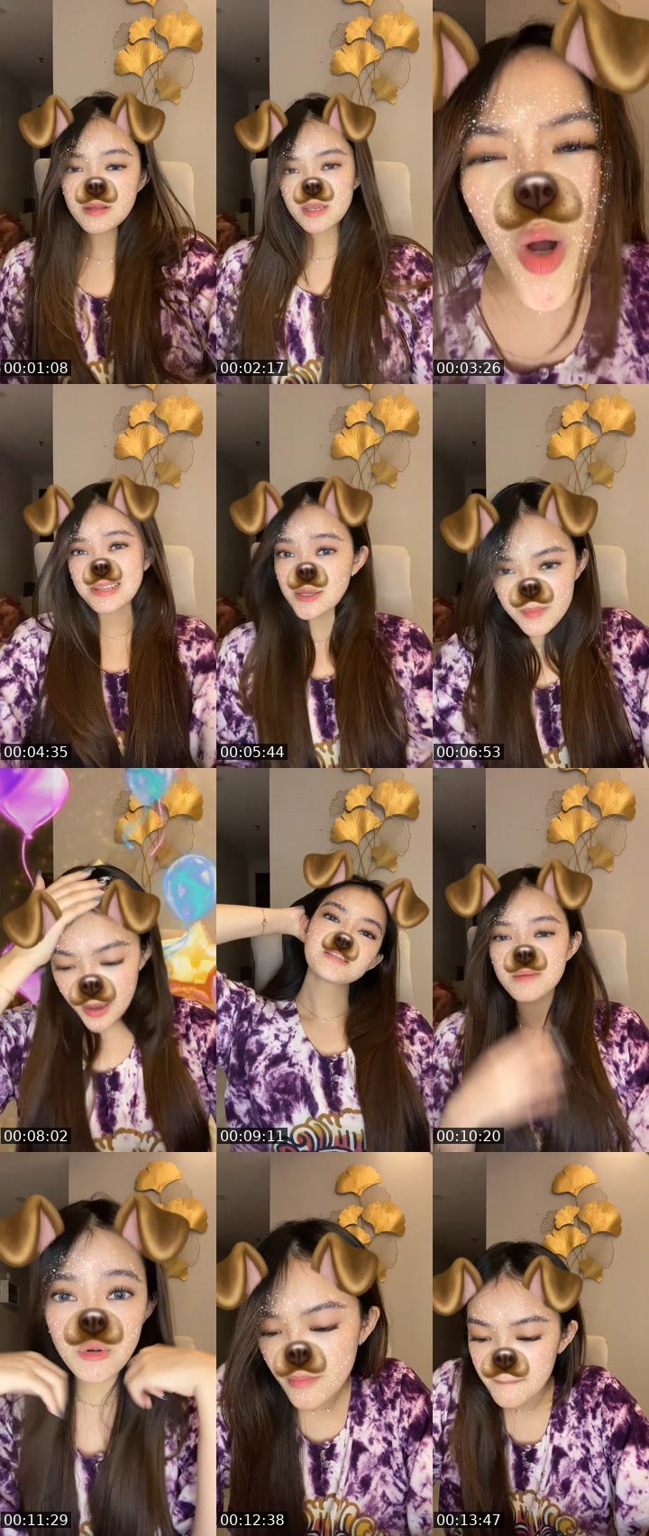 Contact-sheet preview of 💅🏻Cheryl⁴⁰⁴ 🐸🤎🤎's MICO Live recording