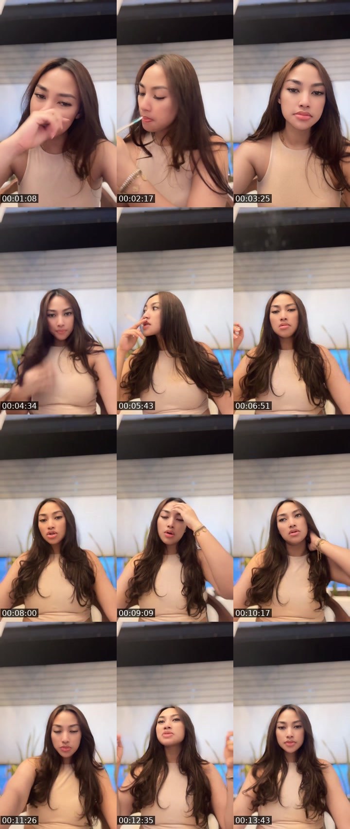 Contact-sheet preview of Kiara💅🏻's MICO Live recording