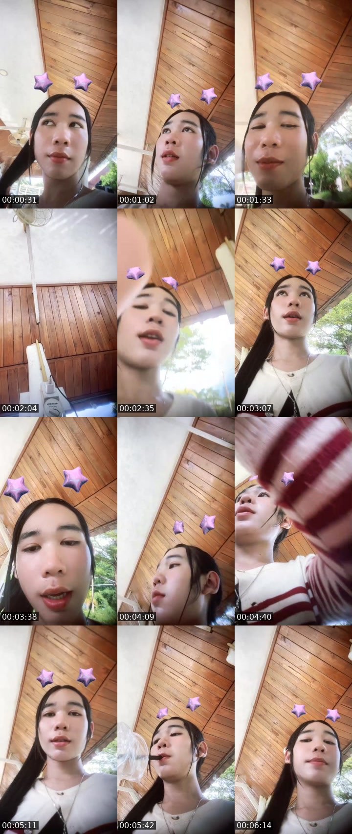 Contact-sheet preview of BRB new vj ลูกพีช's MICO Live recording