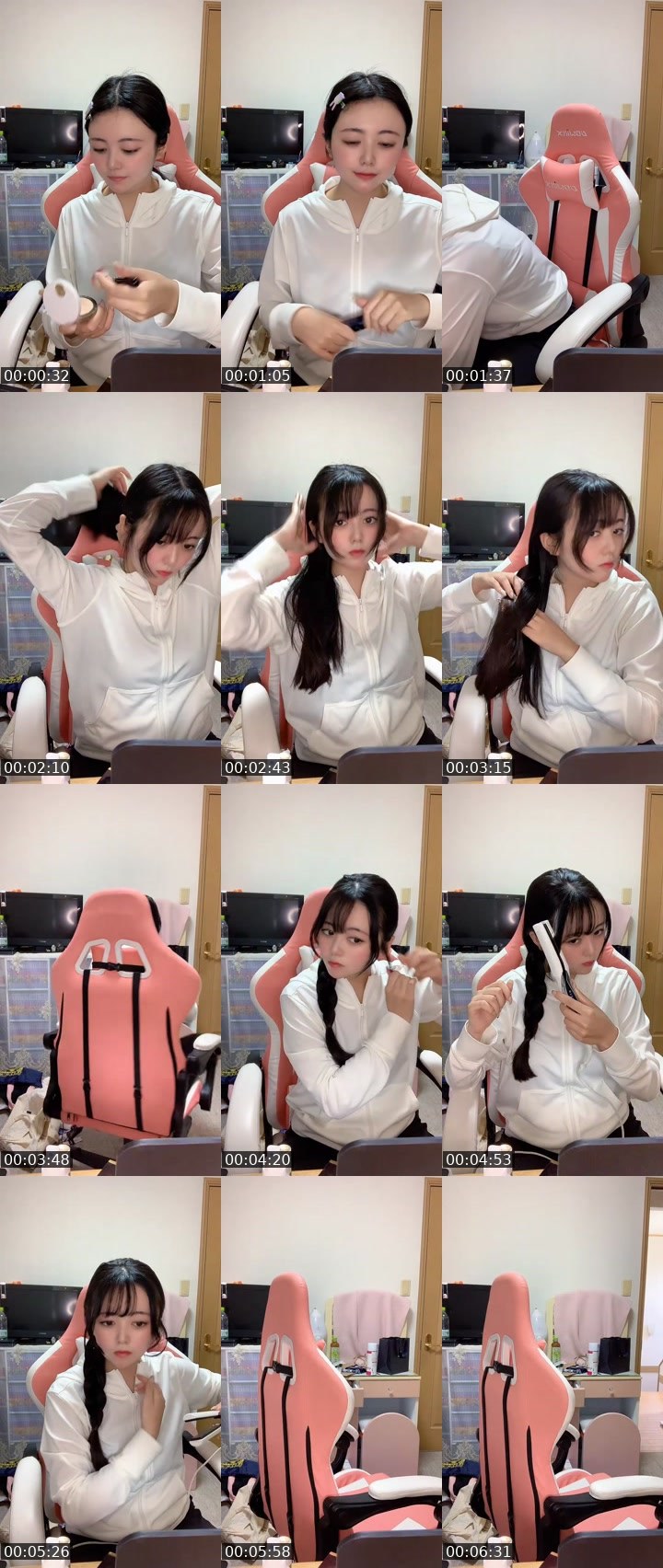 Contact-sheet preview of YUKI🐰🎮🍓's MICO Live recording