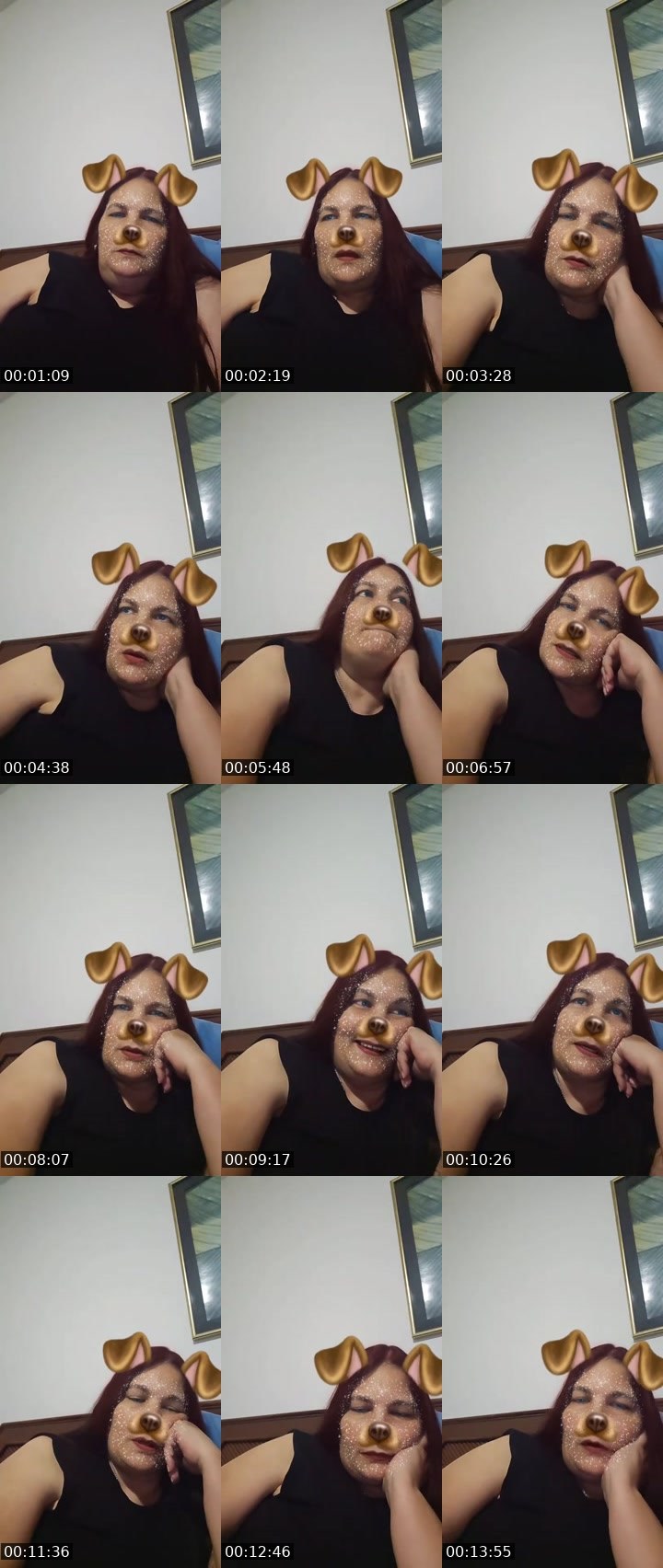 Contact-sheet preview of ☯️ͪ✝️⚜️🌓Emilia💀☯️ͪ's MICO Live recording