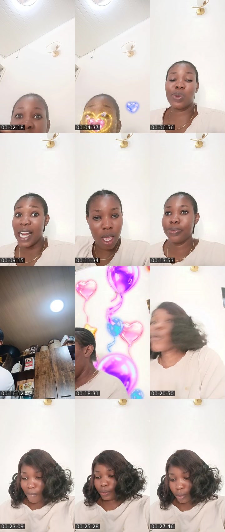 Contact-sheet preview of 🥷🏾🙅🏾‍♂️🥑OUTLAW☻🦅LALA ®🌕's MICO Live recording