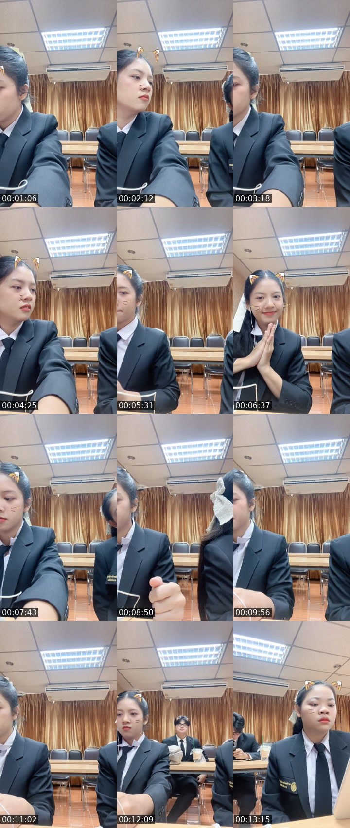 Contact-sheet preview of [🧋] New vj - เจนนี่🪐's MICO Live recording
