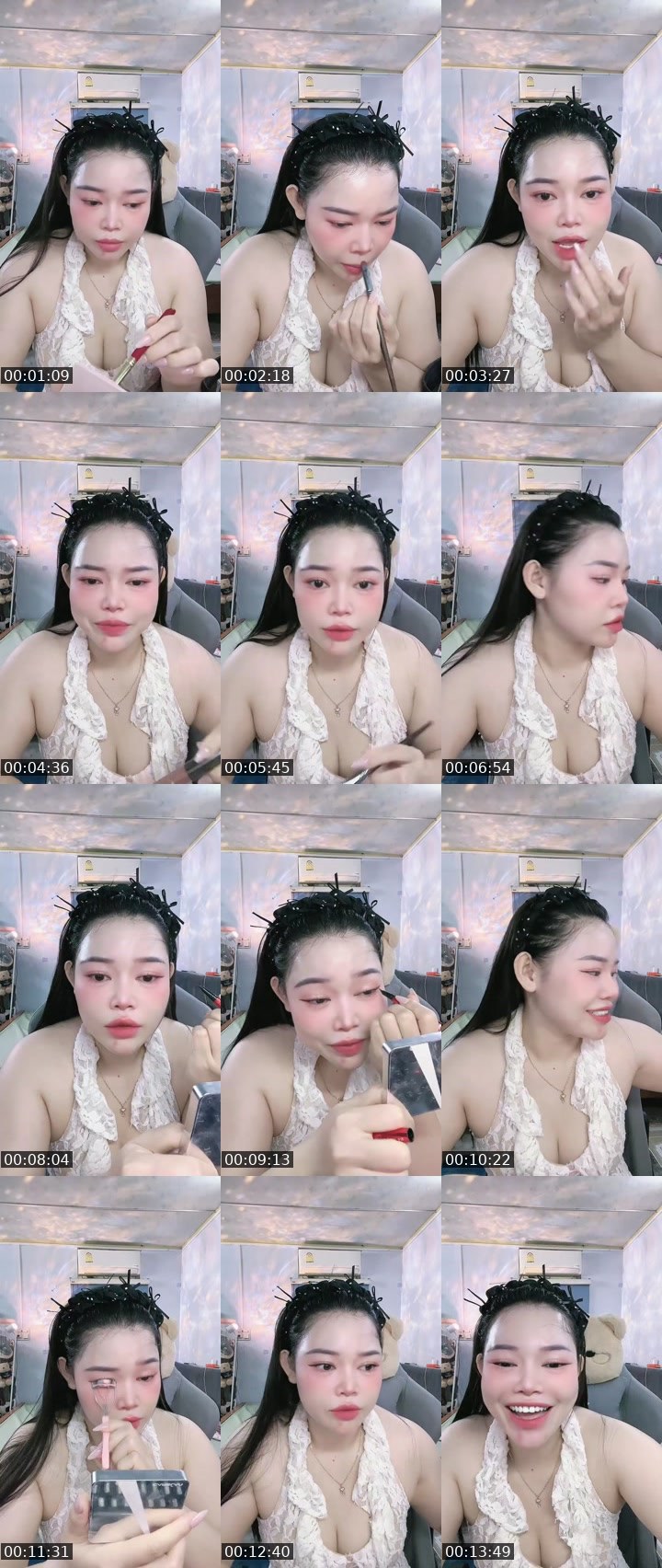 Contact-sheet preview of 🧸HằngBaby 9/9🎂🍀 ᴮᵋᶫᶫᵅ's MICO Live recording