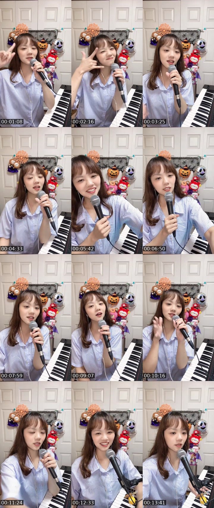 Contact-sheet preview of YURi🧸🎹10/27🎂's MICO Live recording