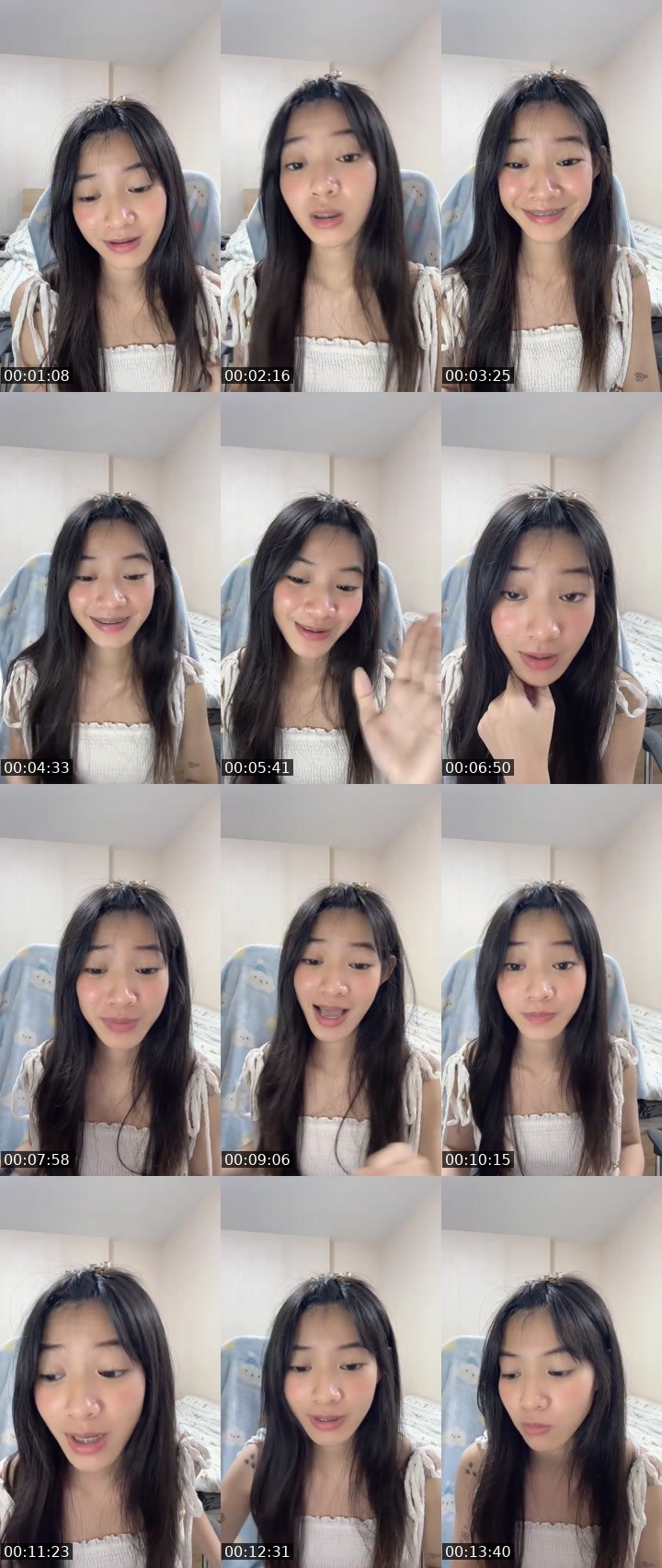 Contact-sheet preview of (Pink🦩) New VJ Yuyee 🦊's MICO Live recording