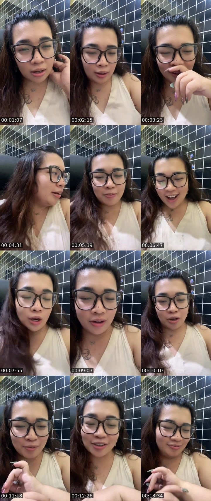 Contact-sheet preview of chacaaa ᴱᴸᴵᵀᴱ 🏹💙's MICO Live recording