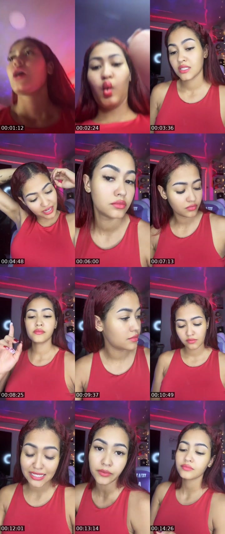 Contact-sheet preview of 🐊🧜🏽‍♀️𝒲♛ღ𝒹🐺⚓️👻🪫🩵🥷🔋's MICO Live recording
