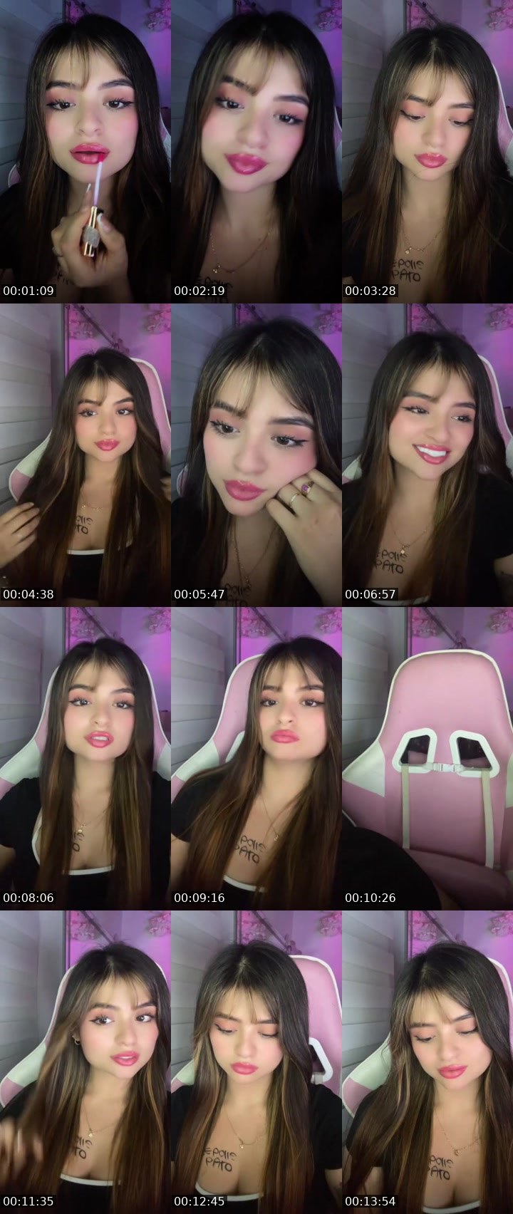 Contact-sheet preview of Boo 💜 ⏰ 👉🏻504's MICO Live recording