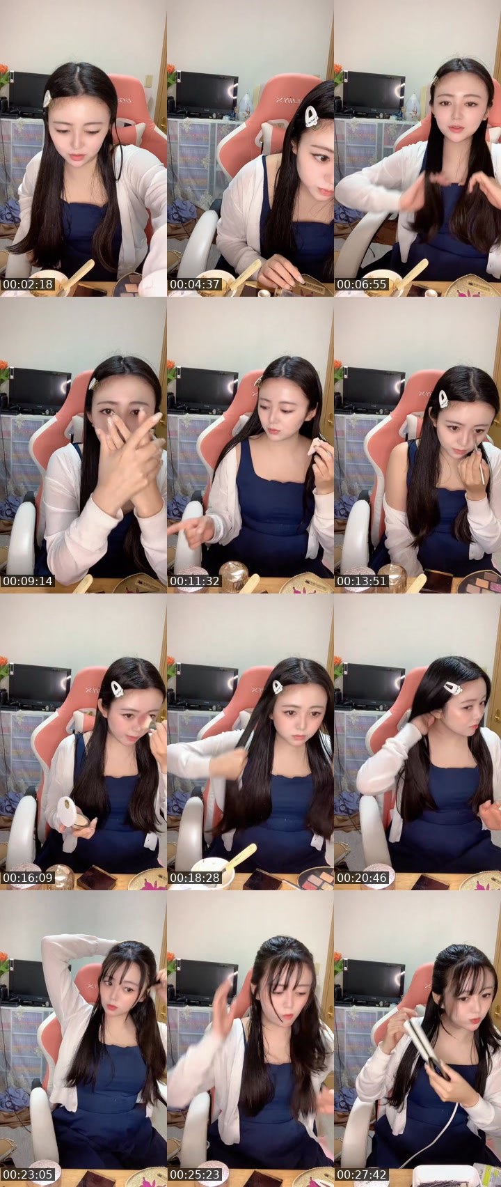 Contact-sheet preview of YUKI🐰🎮🍓's MICO Live recording