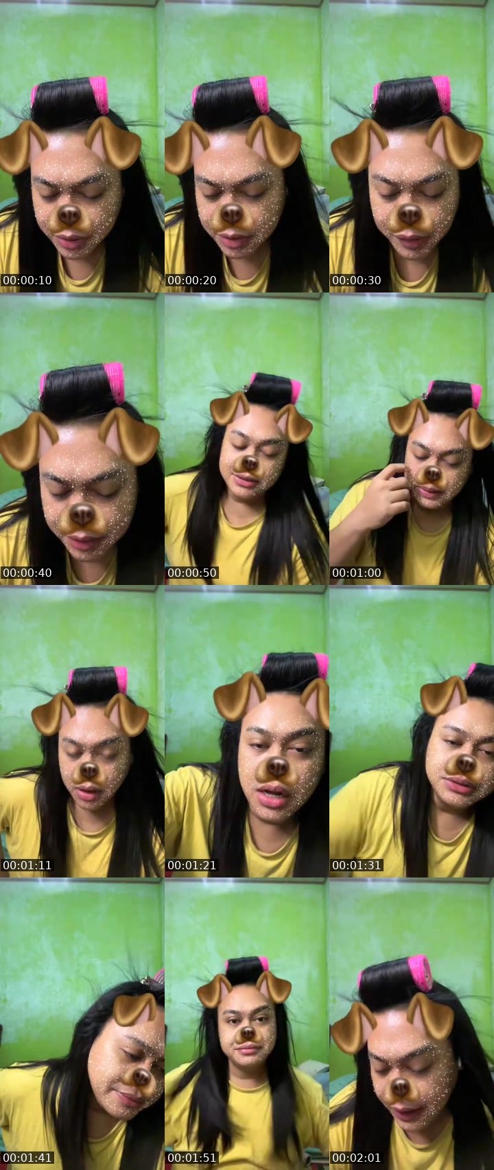 Contact-sheet preview of 🐯ʙᴇɪʙʏᴹᴱᴬᵂ👽😈💕💅🏻's MICO Live recording