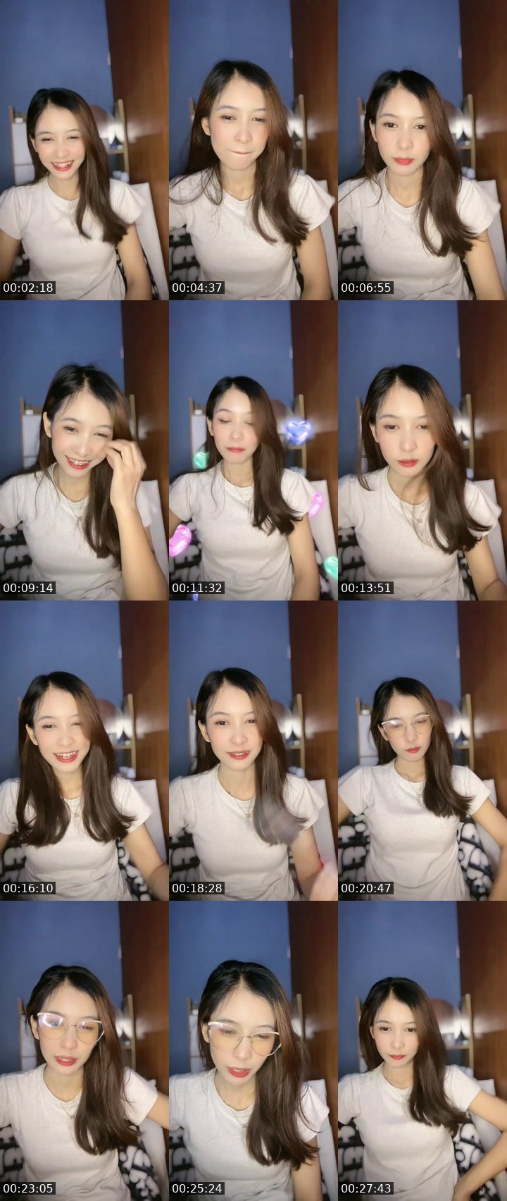 Contact-sheet preview of BRB new vj ใบพลู😘's MICO Live recording