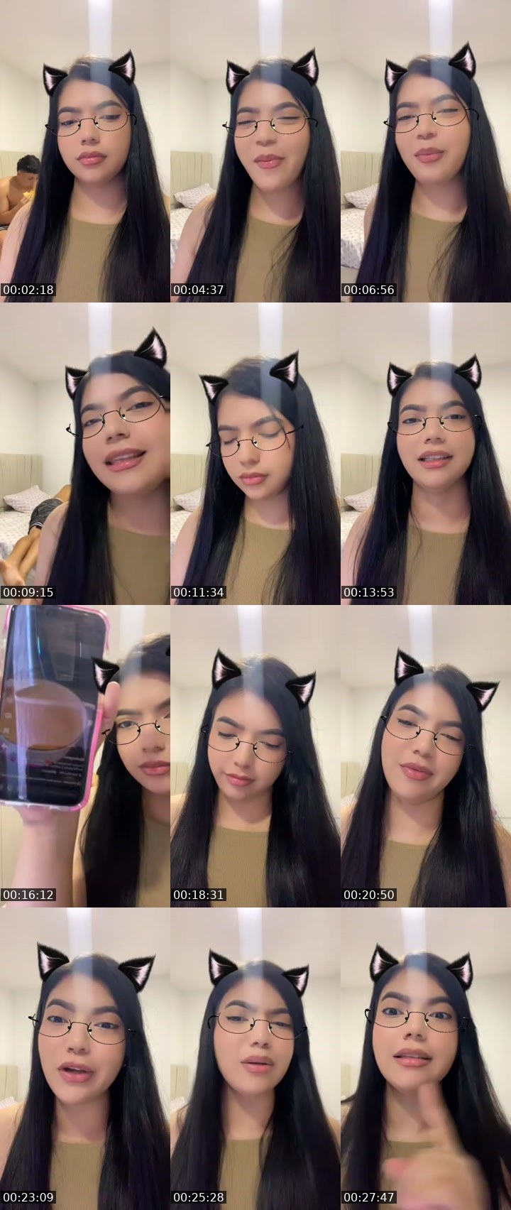 Contact-sheet preview of 👸🏻Hannah🎢ᶠ⁵⁰⁴🪫🔋's MICO Live recording