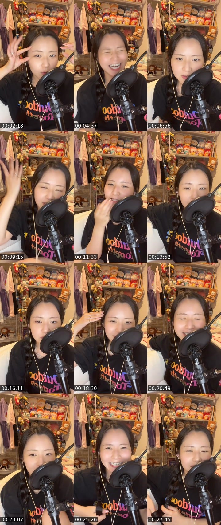 Contact-sheet preview of れい🥞's MICO Live recording