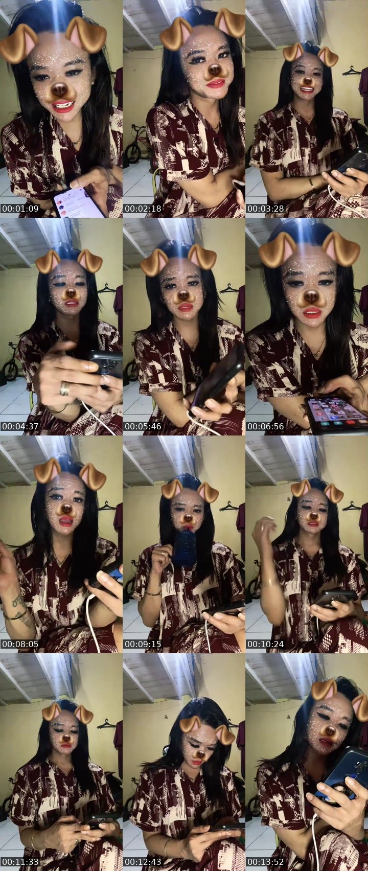 Contact-sheet preview of 💎ᶻᴿRatu wenda⁶ᵒˡᵈ👑's MICO Live recording