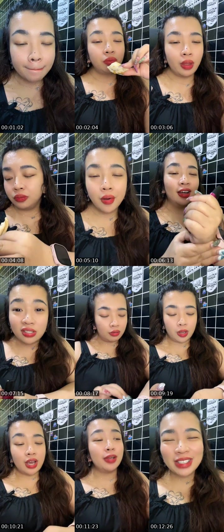 Contact-sheet preview of chacaaa ᴱᴸᴵᵀᴱ 🏹💙's MICO Live recording