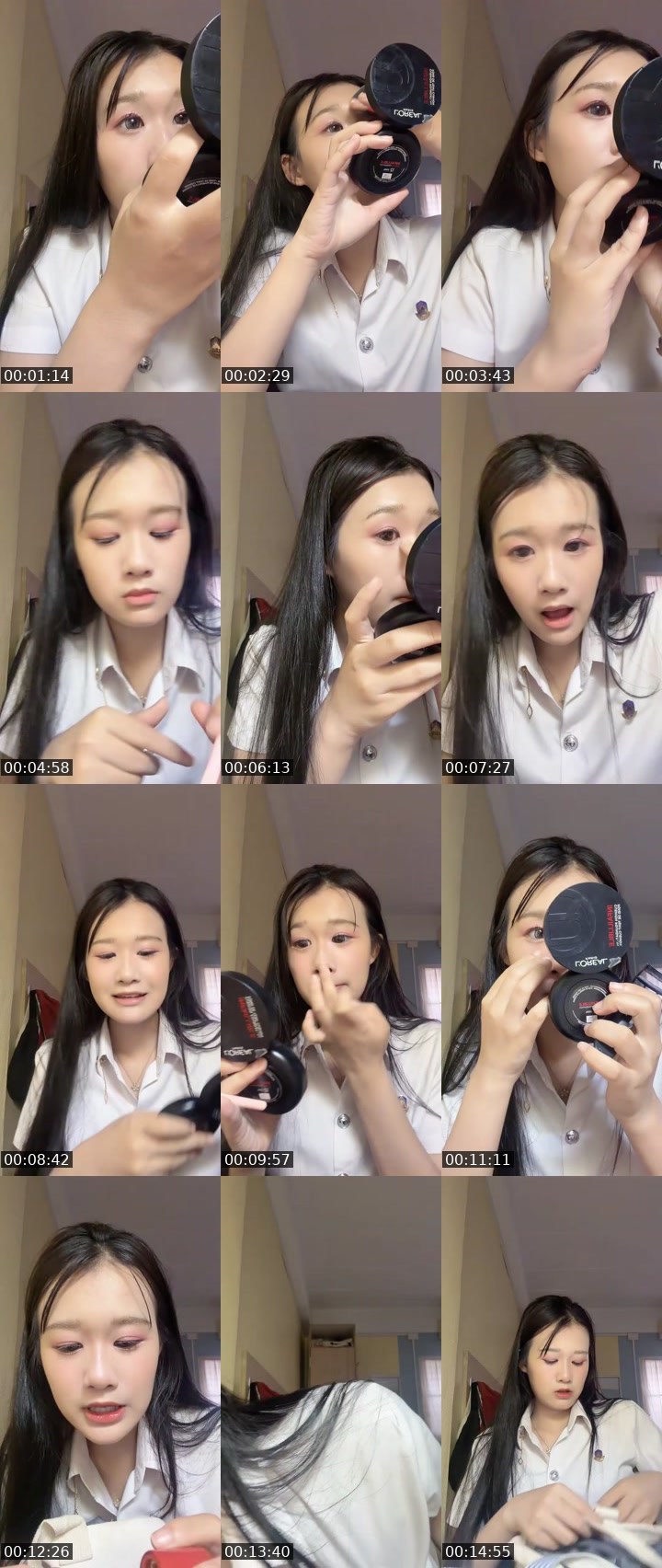 Contact-sheet preview of [🧋] milktea New vj - ชาเชม💓's MICO Live recording