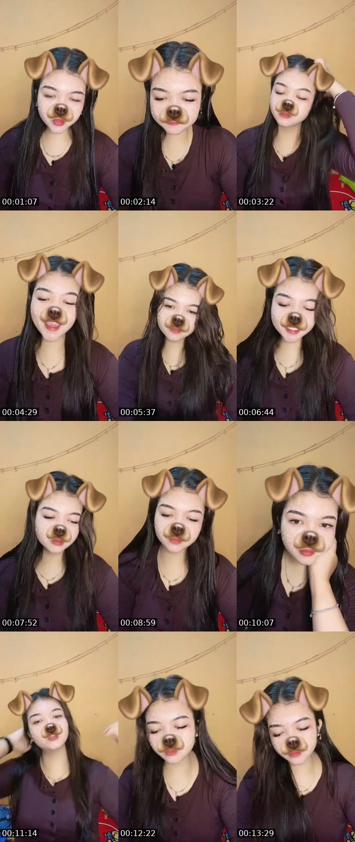 Contact-sheet preview of ᴰᵃʸ💎 bell ˢᵏ💋's MICO Live recording