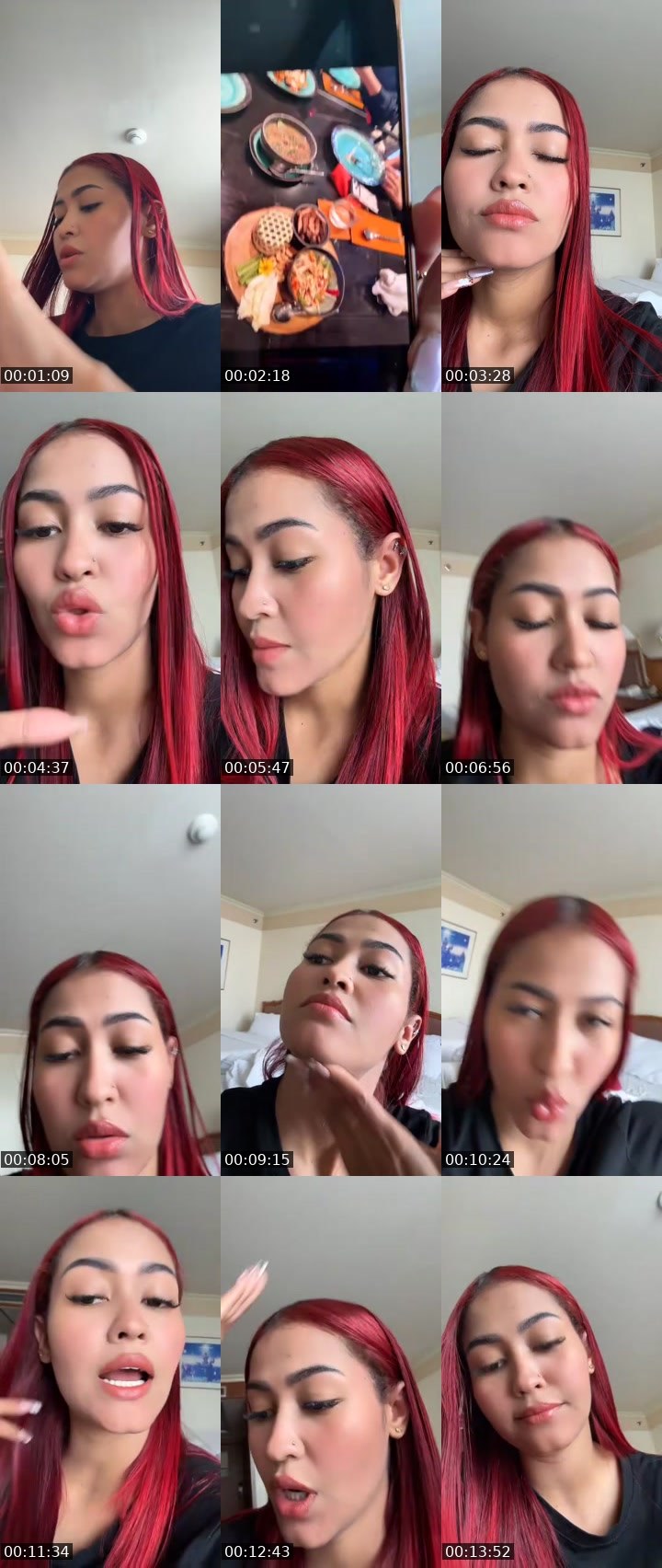 Contact-sheet preview of 800k🐊🧜🏽‍♀️𝒲♛ღ𝒹🐺👻⚓️🩵⚖️'s MICO Live recording