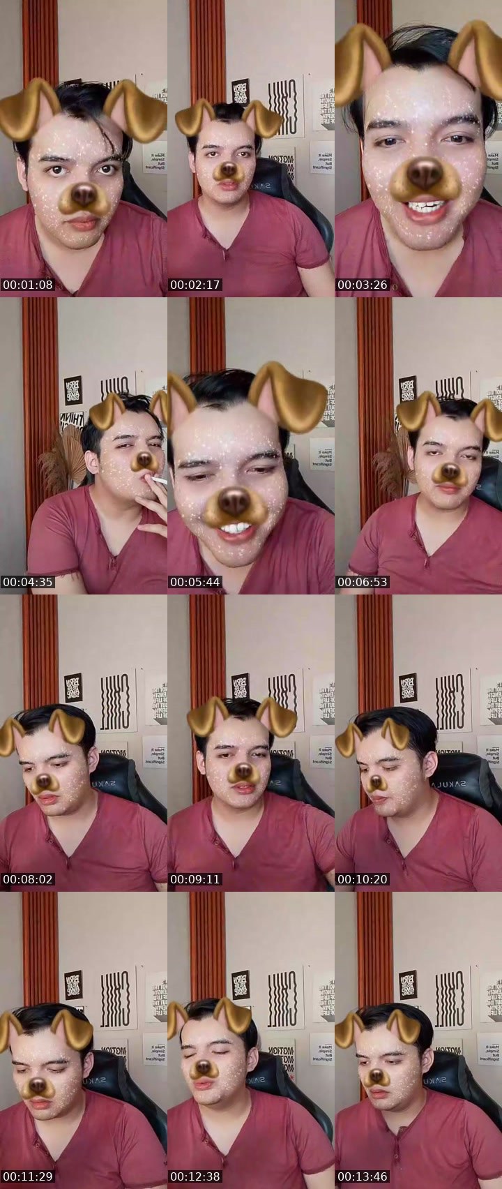 Contact-sheet preview of BlueDisko👅🏹 ᴱᴸᴵᵀᴱ🤏🏻🍭's MICO Live recording