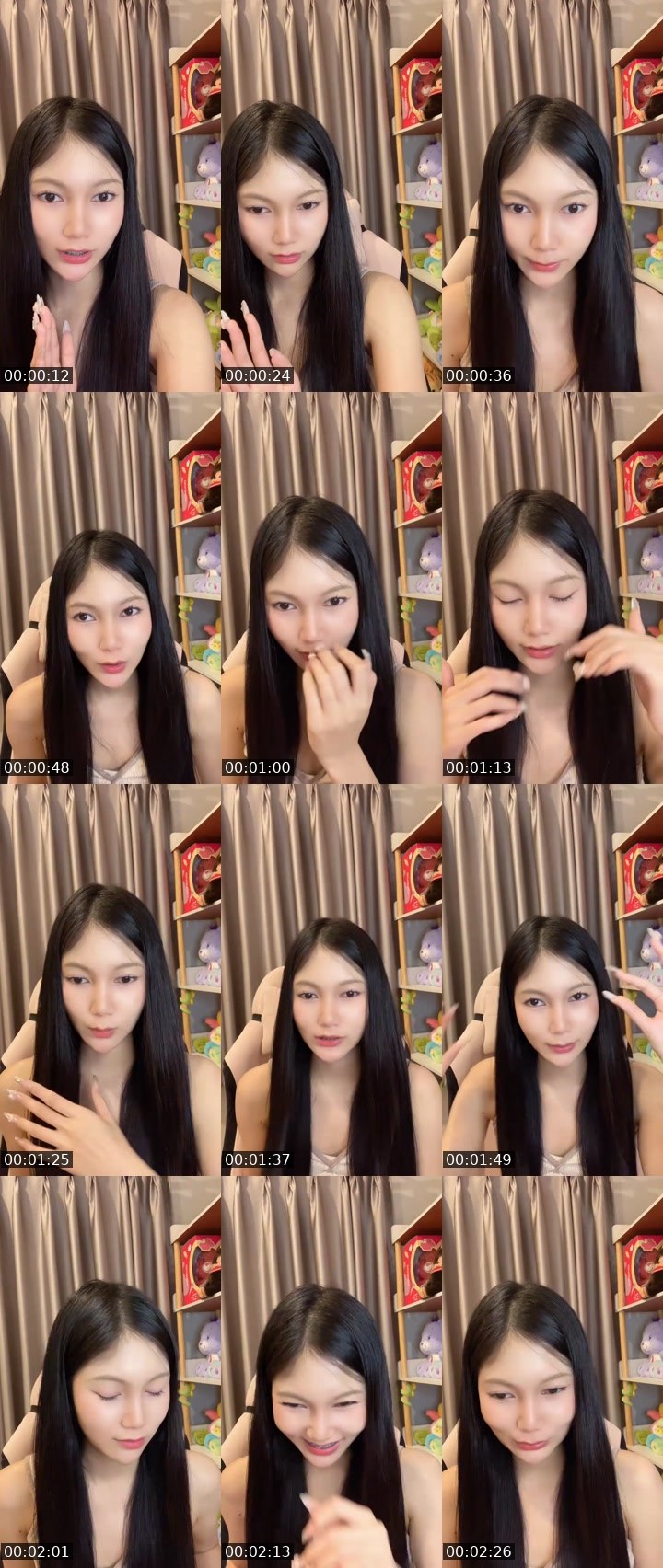 Contact-sheet preview of [🧋] milktea new vj - Vee 🐱's MICO Live recording