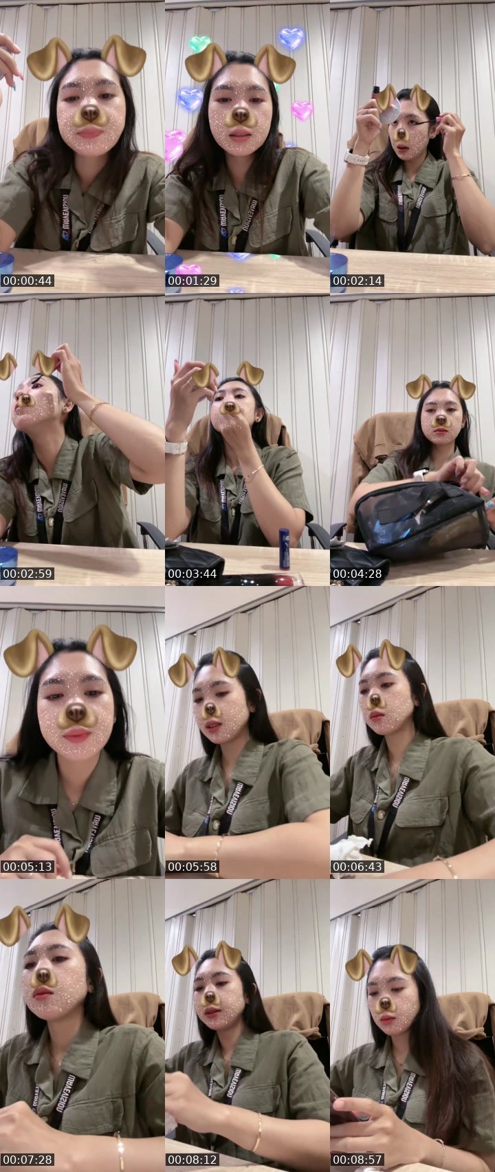 Contact-sheet preview of ᴺᵉʷ Nancy 🍑ᴺᵒᶻᵃ's MICO Live recording