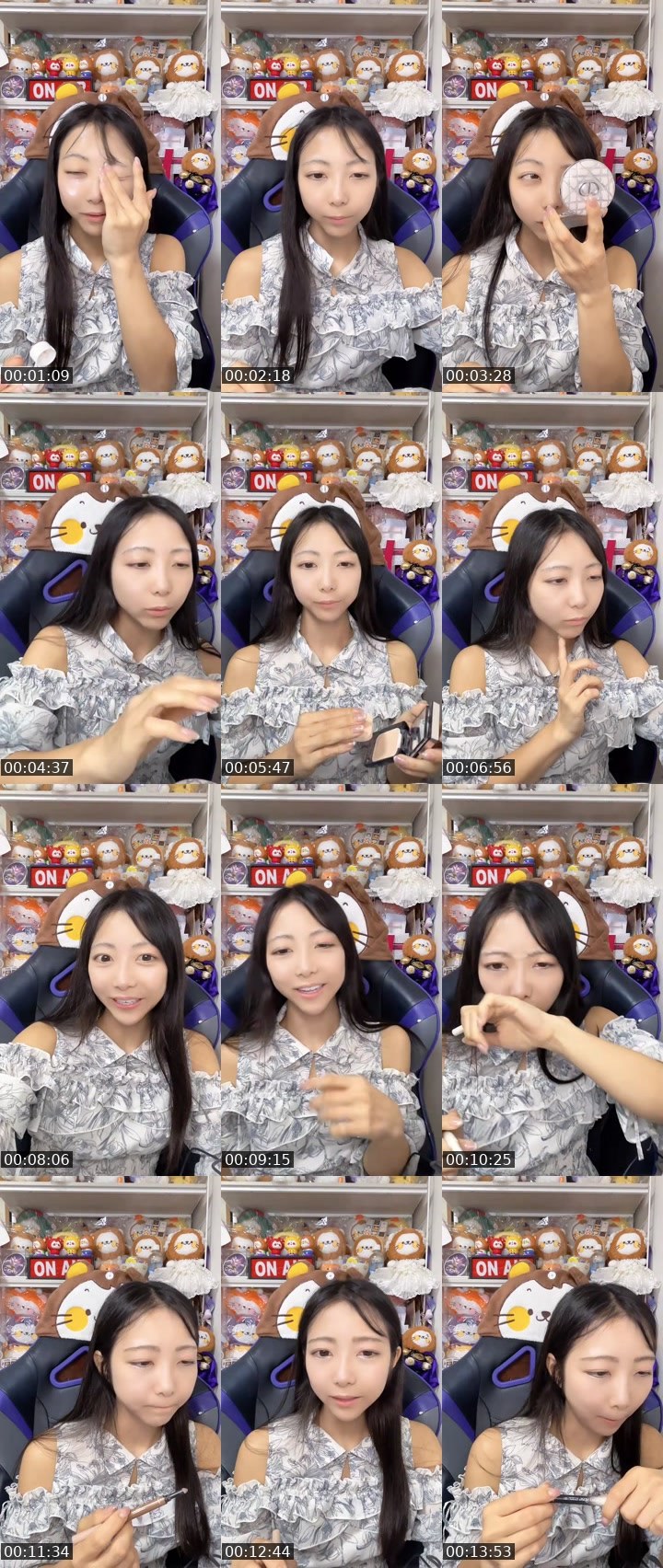 Contact-sheet preview of あいりんちやん。💜 Airin💜's MICO Live recording