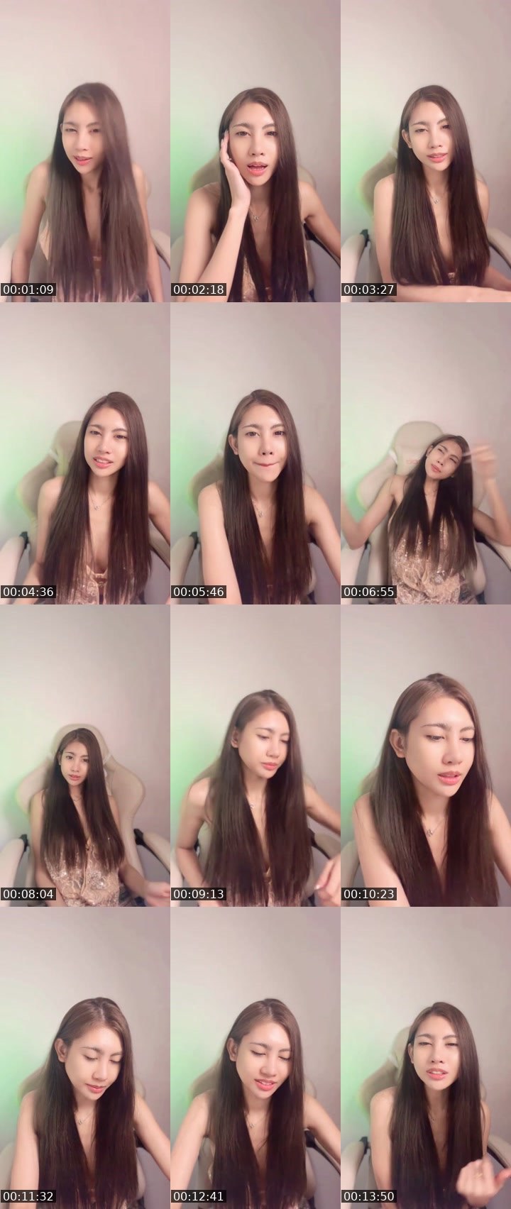 Contact-sheet preview of [🧋] milktea New vj Miew🦋✨'s MICO Live recording