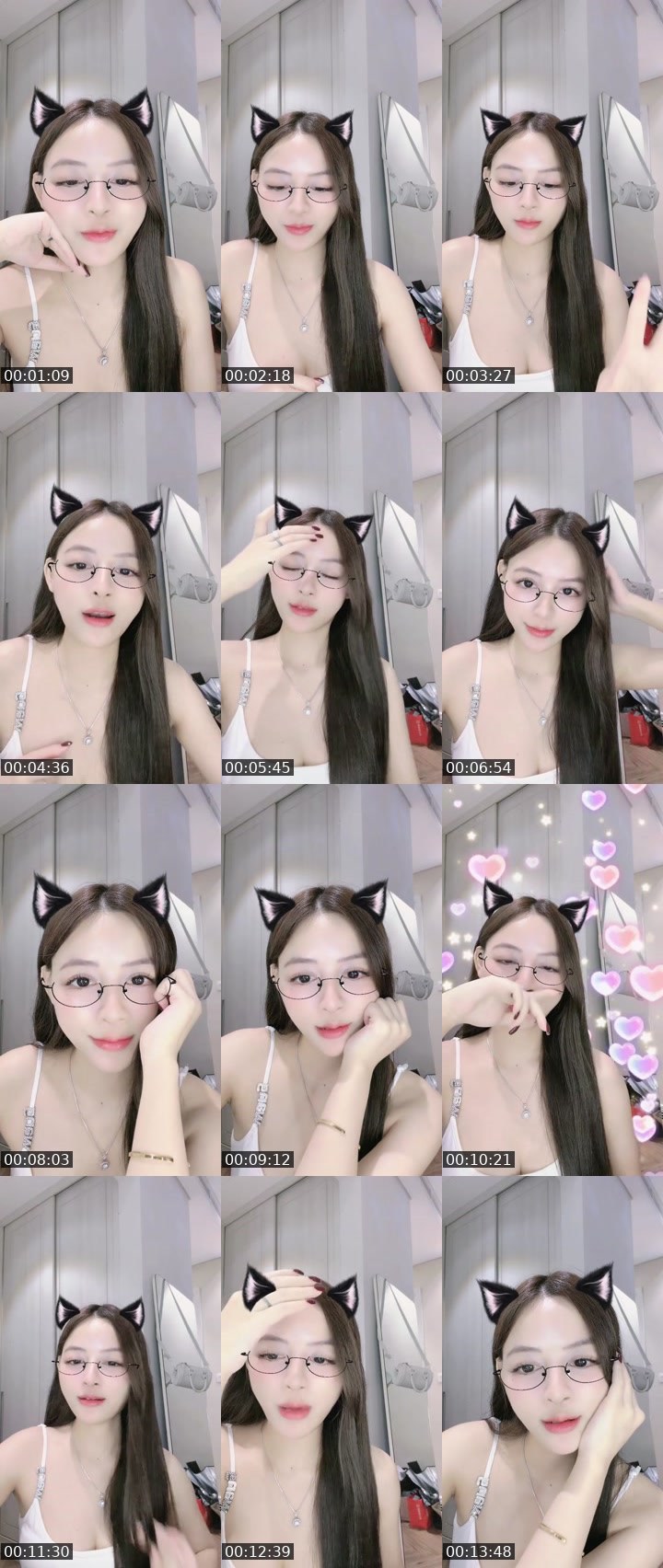Contact-sheet preview of 🐳𝐂𝐡𝐢𝐧ྀི𝐋𝐢𝐮𝐥𝐢𝐮🩵's MICO Live recording