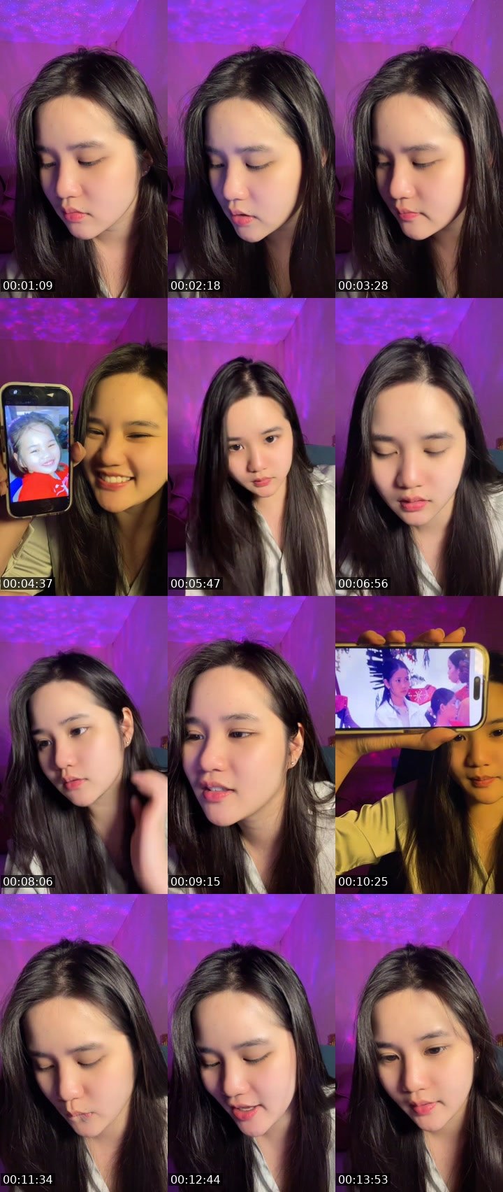 Contact-sheet preview of [🧋] milktea new vj อฟ 🤎🌟's MICO Live recording