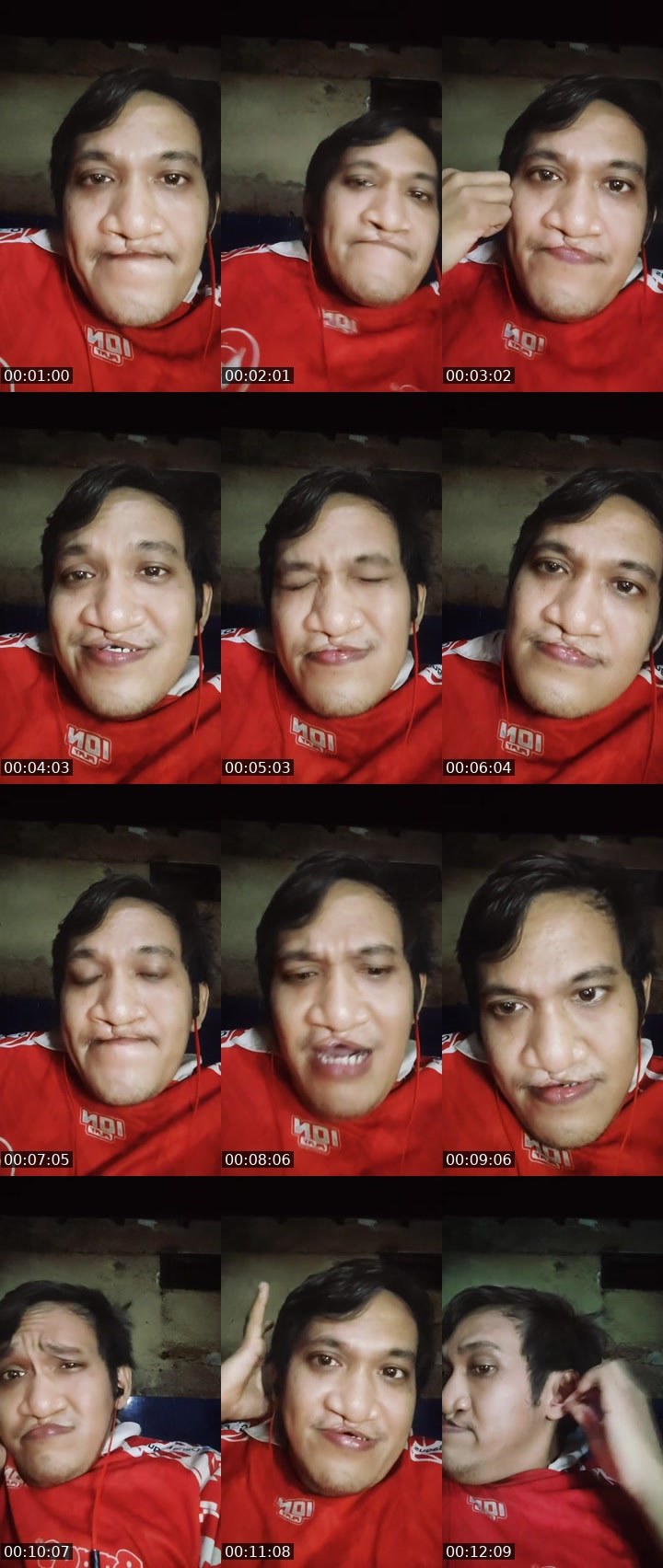 Contact-sheet preview of ᴿᴴ Umar 🔪²⁴⁷ ✅'s MICO Live recording