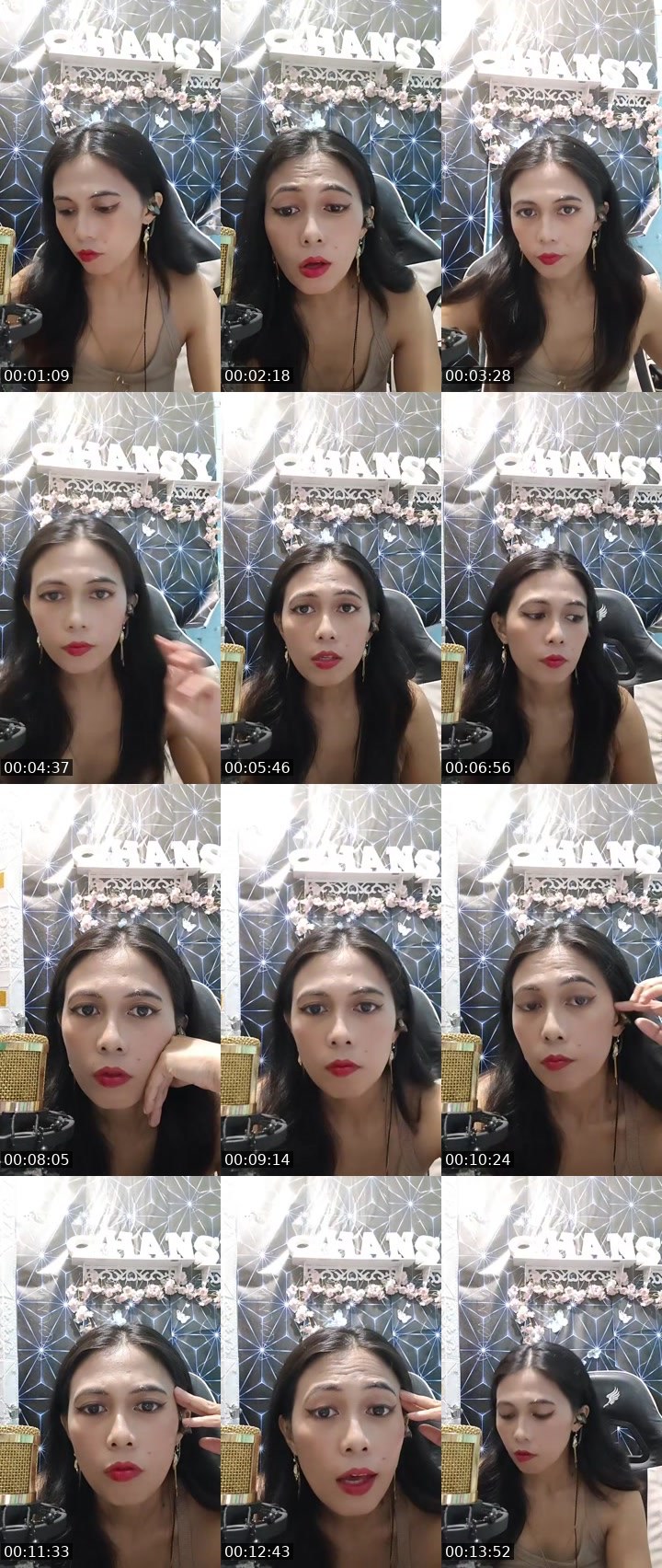 Contact-sheet preview of ♋️Chansy🎱's MICO Live recording