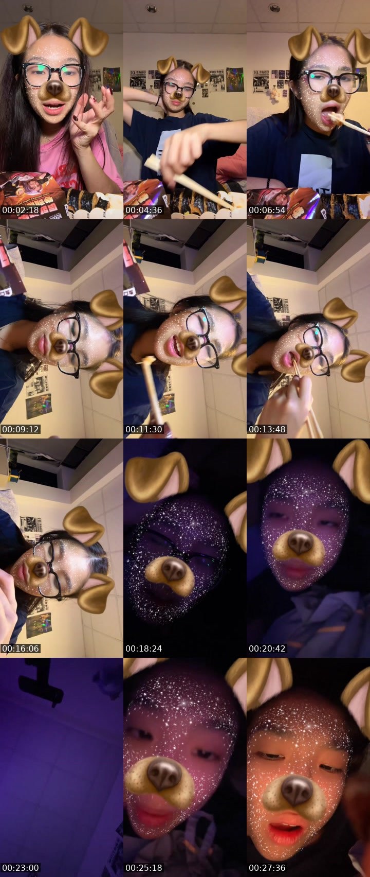 Contact-sheet preview of ᶜʳᵒʷ lyn 🥑's MICO Live recording