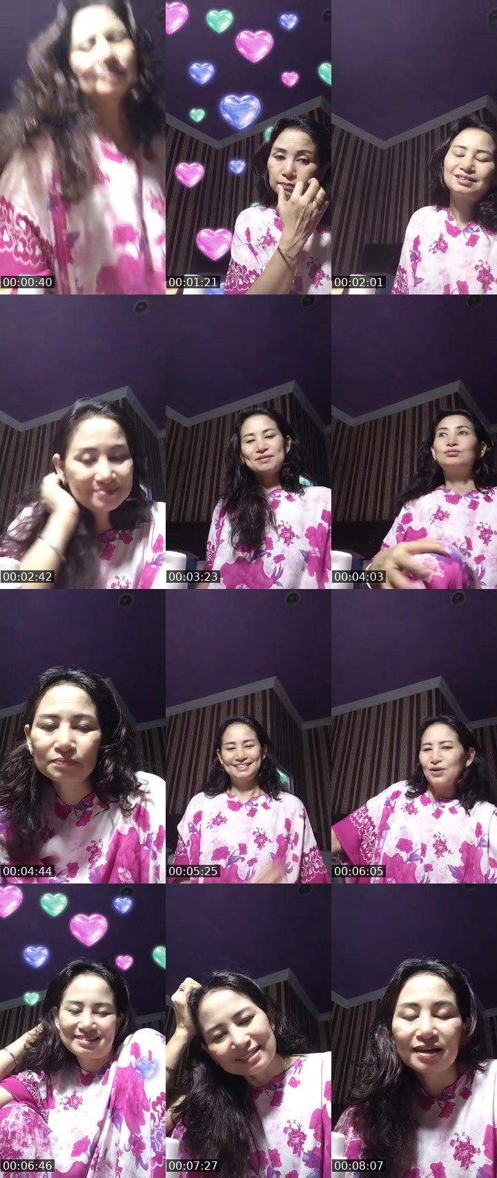 Contact-sheet preview of ᴺᴰ` MAMA QINA ꧂'s MICO Live recording