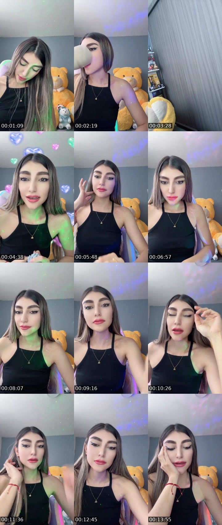 Contact-sheet preview of 🦋❥🌙𝐼𝓃𝒶🧝🏻‍♀️ᴹᵃᵍ💞👑's MICO Live recording