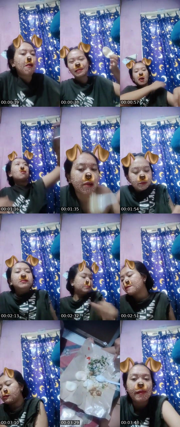 Contact-sheet preview of ᴮᶜ🌝 Sienaa🍇 ˢᵖᵃʷⁿ's MICO Live recording