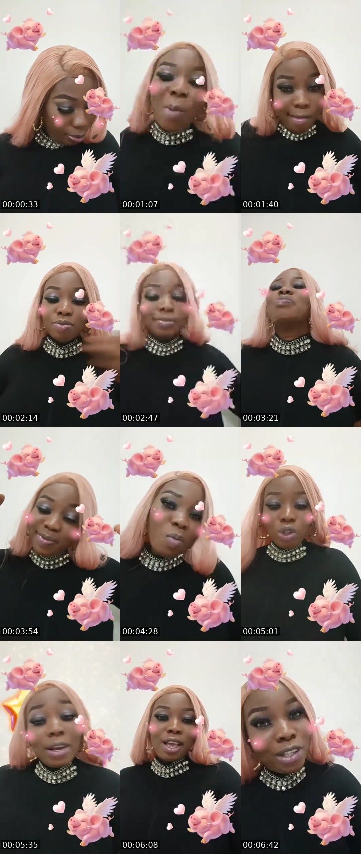 Contact-sheet preview of 🥷🏾🙅🏾‍♂️🥑OUTLAW☻🦅LALA ®🌕's MICO Live recording