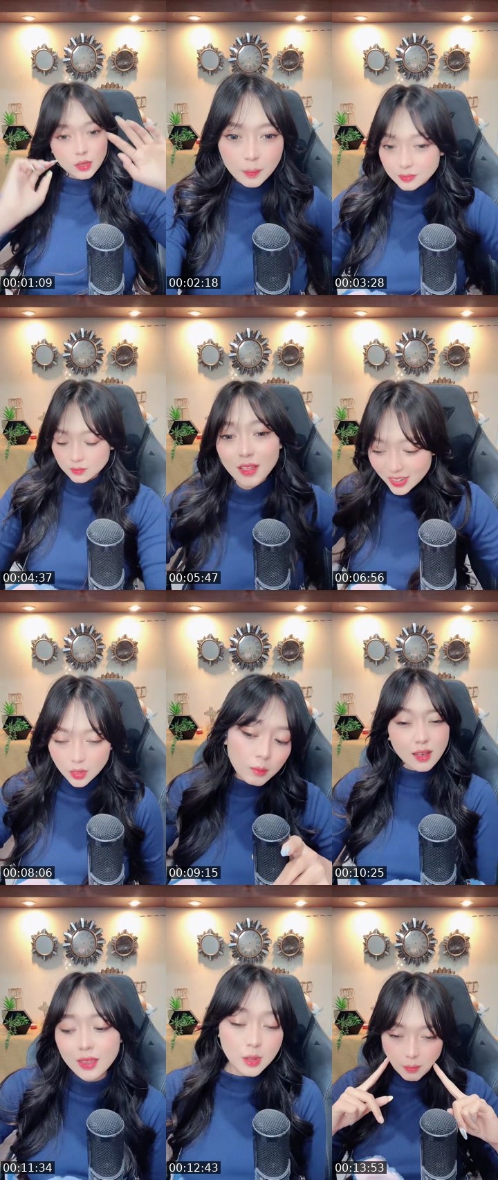 Contact-sheet preview of ᴮcᴺWONDERWOMAN's MICO Live recording