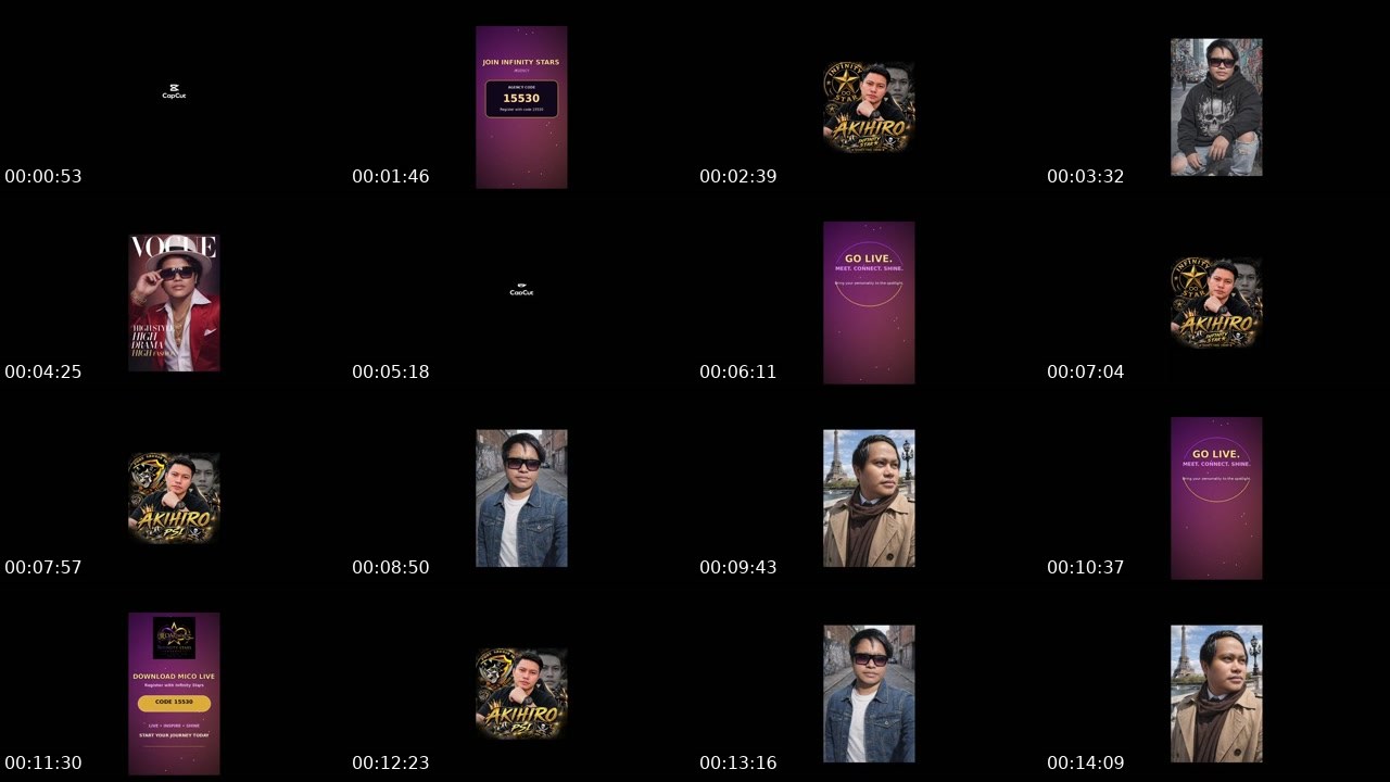 Contact-sheet preview of ♾️ ⃝𝗥𝗲𝘆 𝗜𝗻𝗳𝗶𝗻𝗶𝘁𝘆⭐'s MICO Live recording