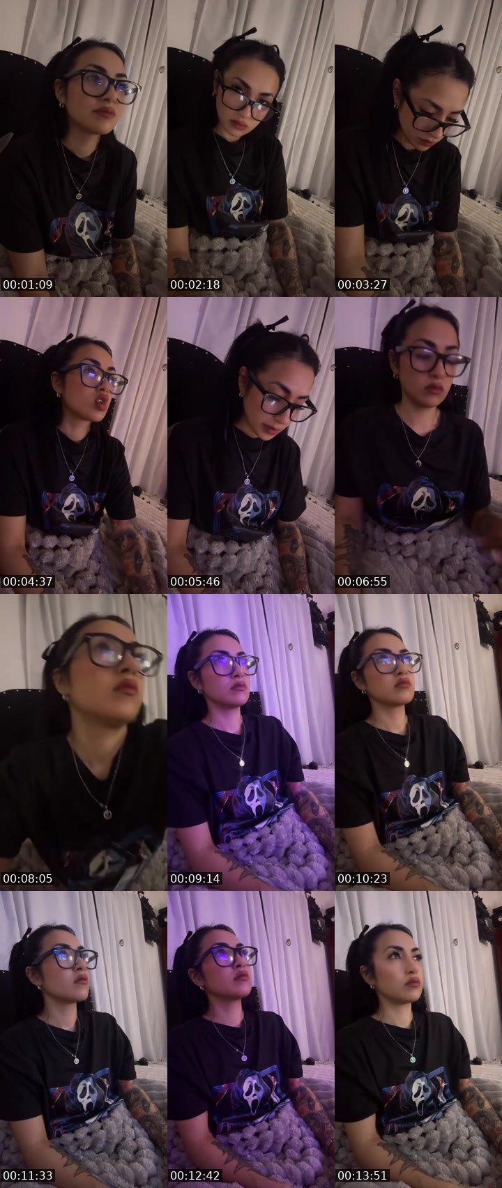 Contact-sheet preview of 🖤♛ 𝐌𝐄𝐆🐆🧸ྀི's MICO Live recording