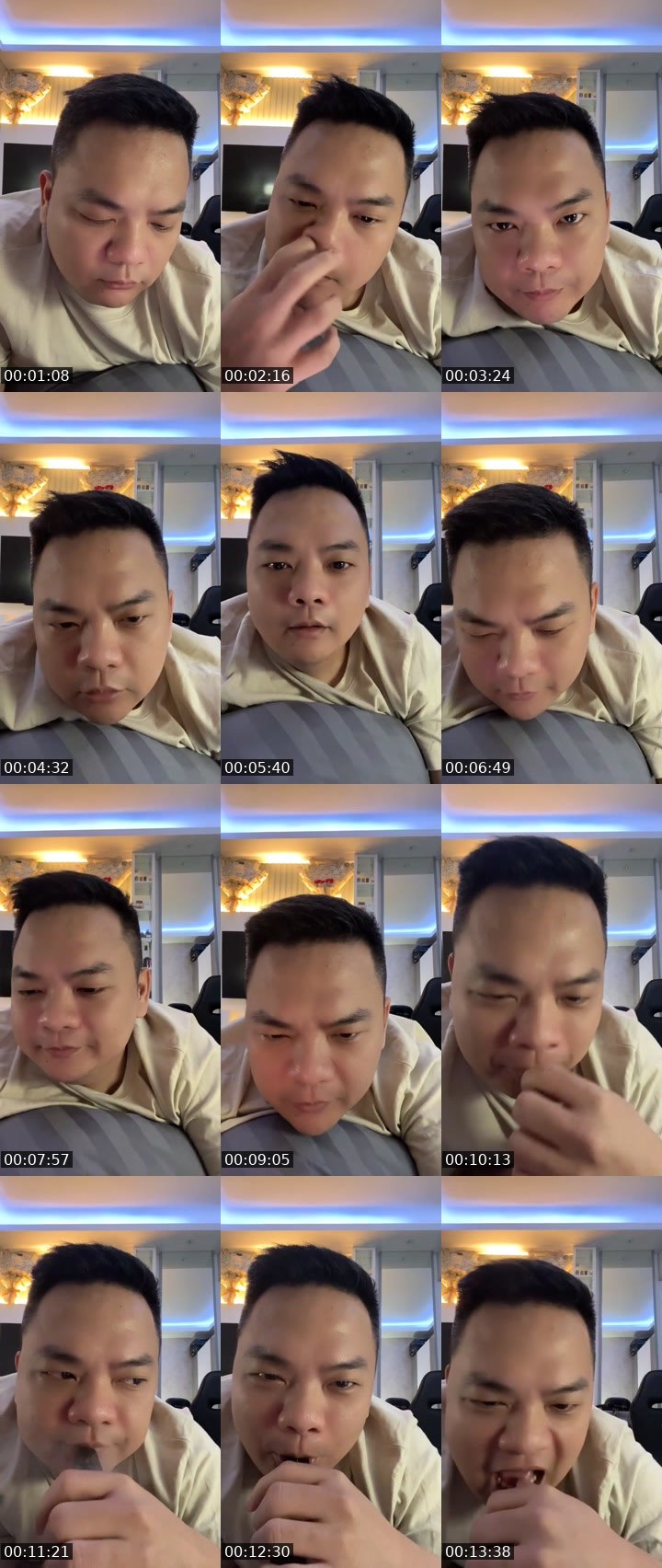 Contact-sheet preview of ᶜʳᵒʷ koko gemez 🔖👻's MICO Live recording