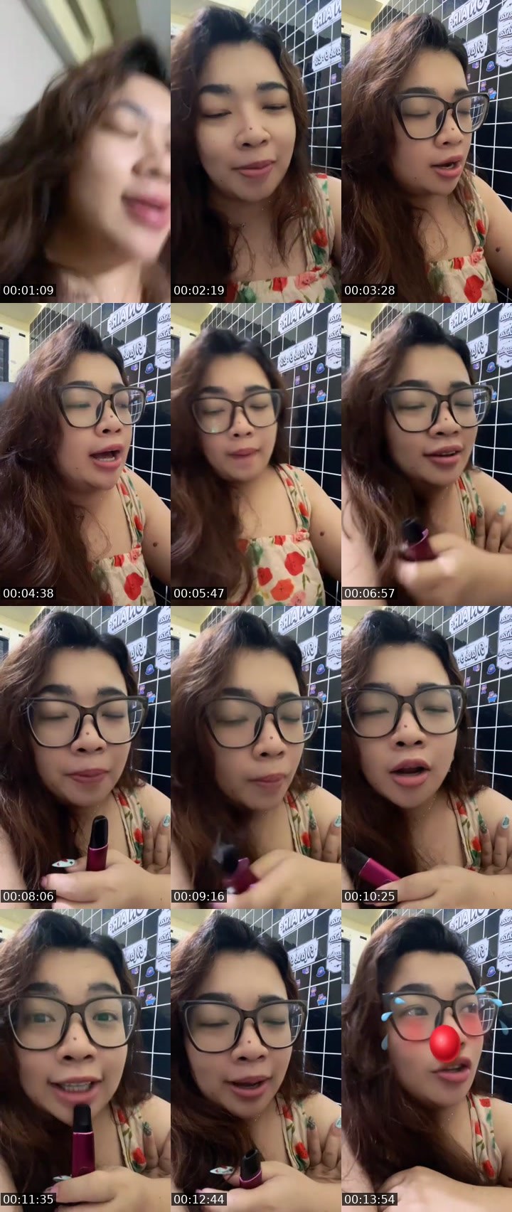 Contact-sheet preview of chacaaa ᴱᴸᴵᵀᴱ 🏹💙's MICO Live recording