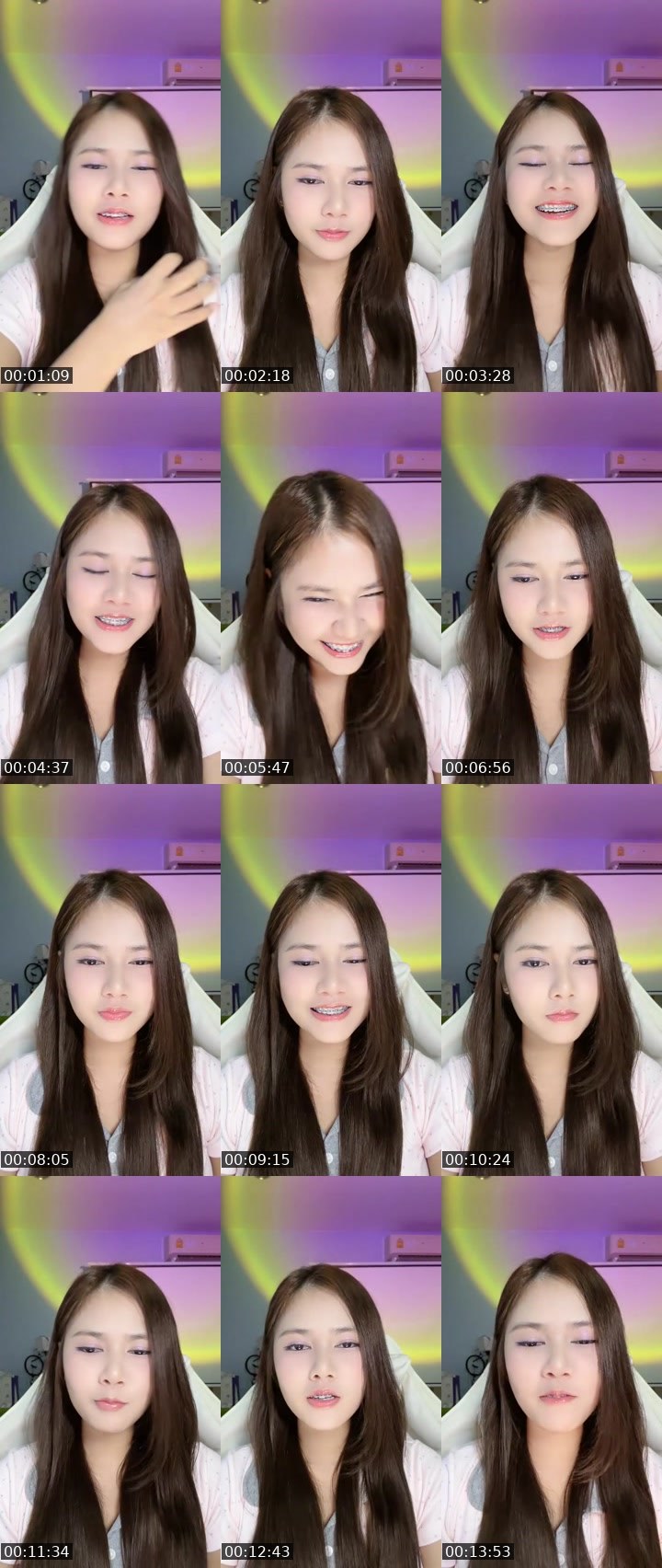 Contact-sheet preview of (🧋)New vj ผัก 🐰🥨's MICO Live recording