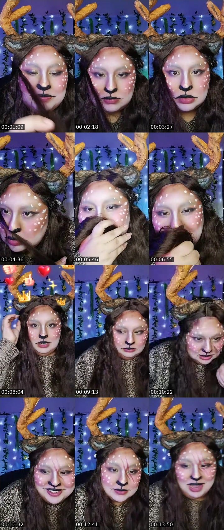 Contact-sheet preview of 🦅🌻ROSI•ᰔ•MUA💄🎨's MICO Live recording