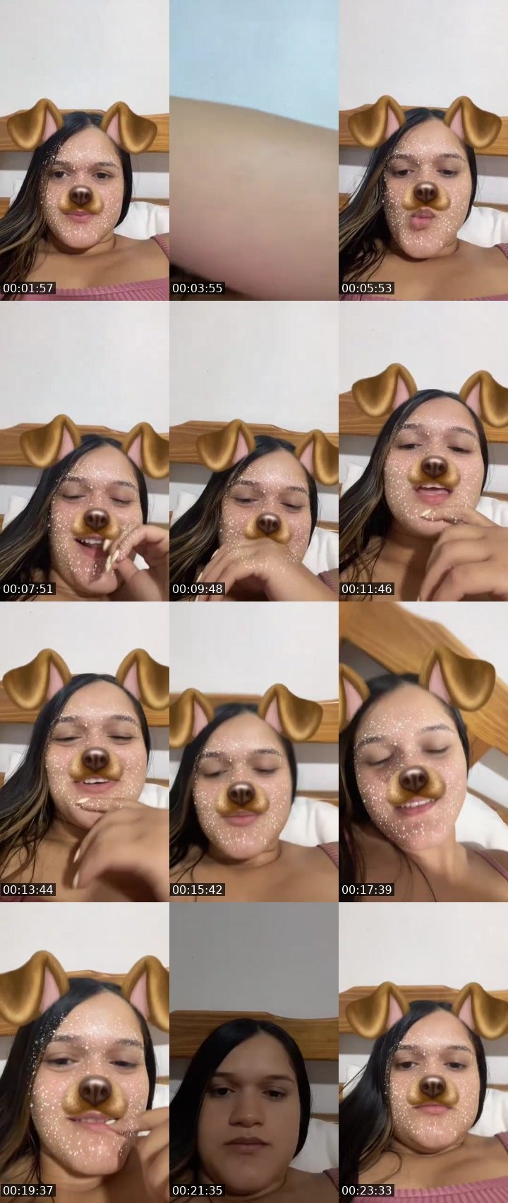 Contact-sheet preview of 𝓢ᴮ🔱👸🏻Karol’D Pollito🐥🤎's MICO Live recording