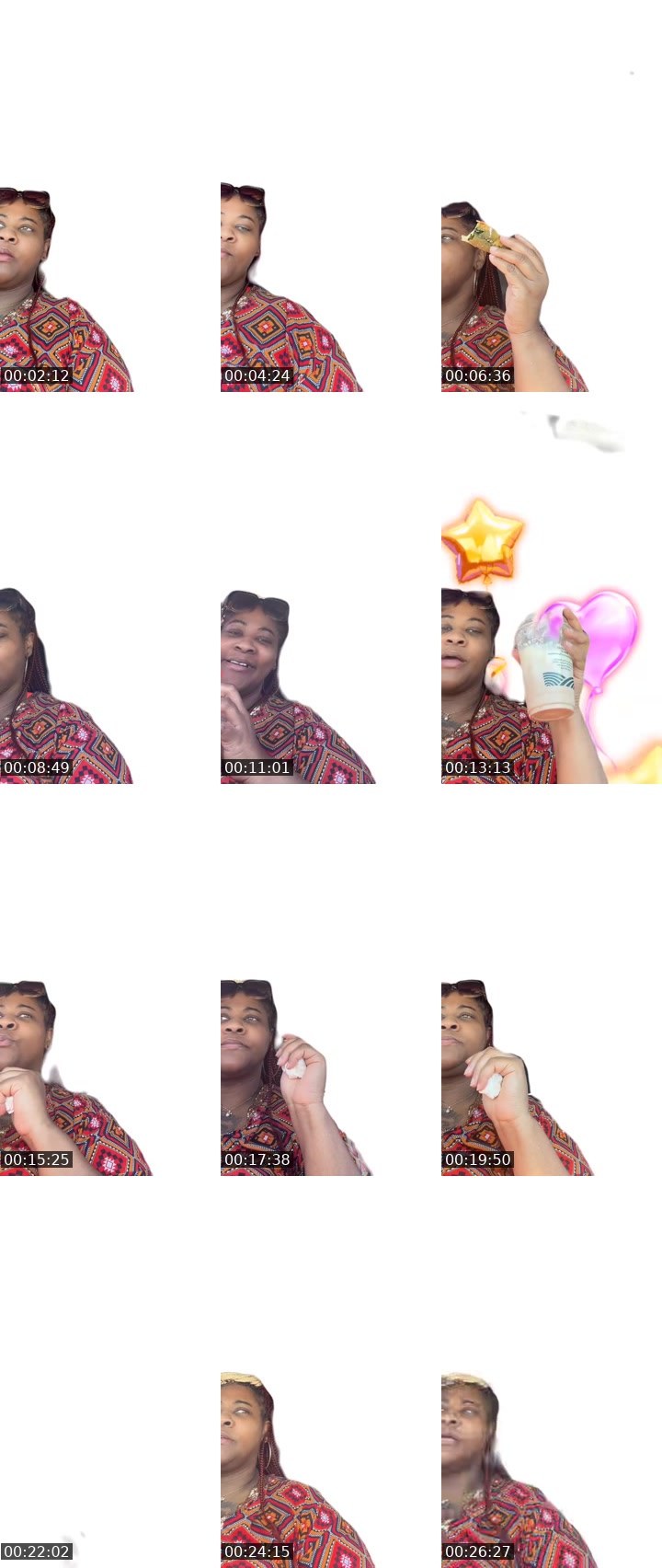 Contact-sheet preview of QueenBee Of Mico🍯🔥Agency9077's MICO Live recording