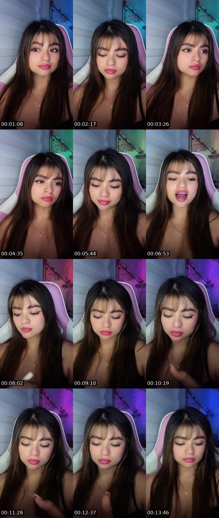 Contact-sheet preview of Boo 💜 ⏰ 👉🏻504's MICO Live recording