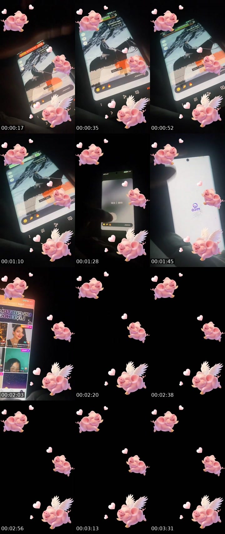 Contact-sheet preview of 💠 ✰𝓡𝓞𝓡𝓞🗽⃤™🇩🇴's MICO Live recording