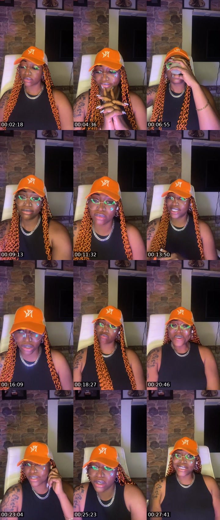 Contact-sheet preview of 🎩QPID💘's MICO Live recording